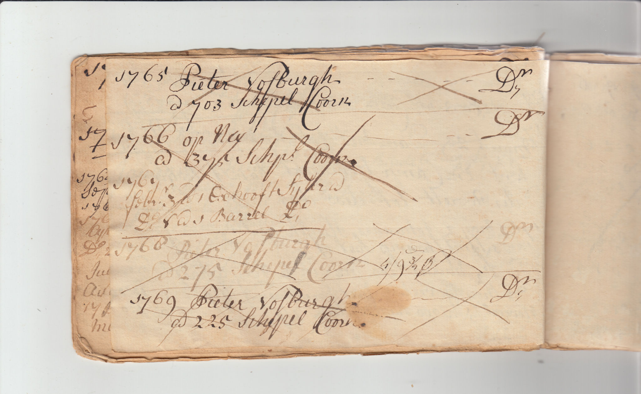 BH105 Pg 14, 1759-1771 & 1783 - Farm Sales Account Book - Pages 11-20